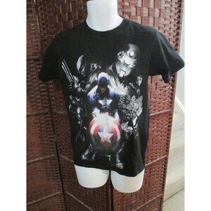 Marvel Mad Engine T shirt Captain America Avengers Adult Small